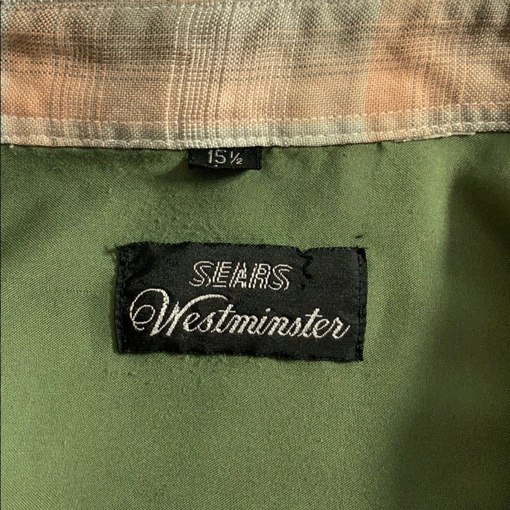 Vintage Sears Shirt Medium . - Picture 6 of 6